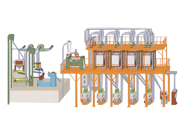 40T Wheat Flour Mill Machine 